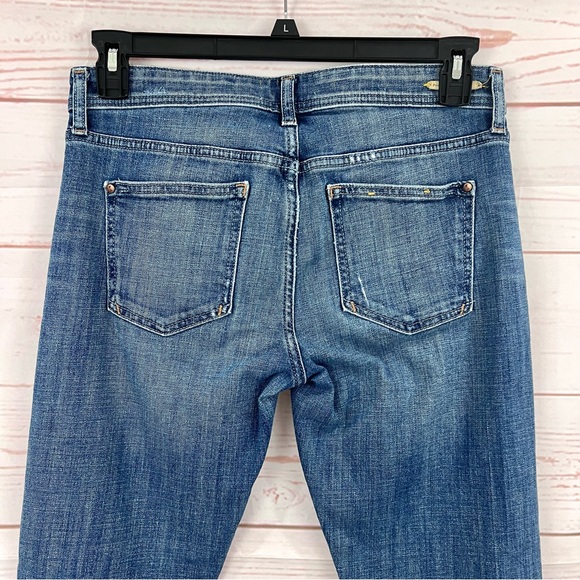 Anthropologie Pilcro and the Letterpress Mid Rise Faded Straight Leg Jeans - Picture 5 of 8